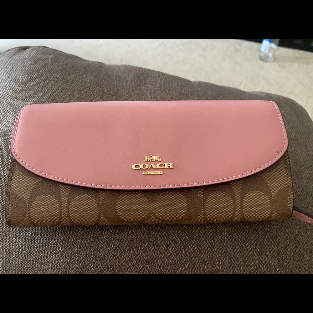 Pink Coach Wallet